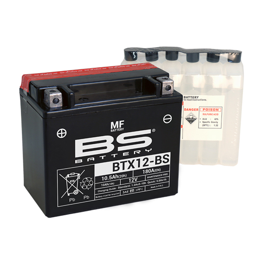 BS-BATTERY YTX12-BS - аккумулятор MF