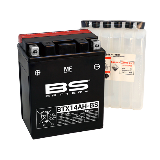 BS-BATTERY YTX14AH-BS - аккумулятор MF