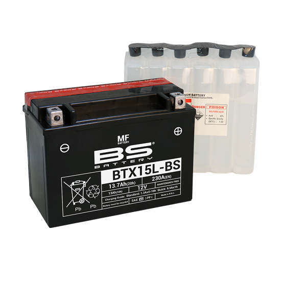 BS-BATTERY YTX15L-BS - аккумулятор MF