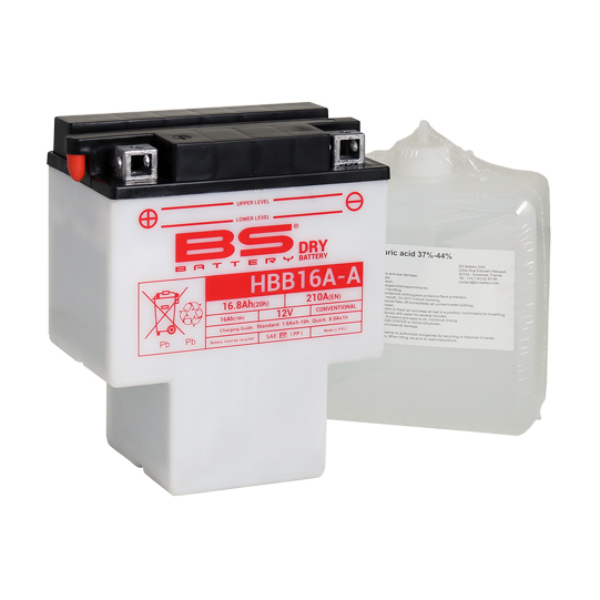 BS-BATTERY YBB16A-A - аккумулятор DRY