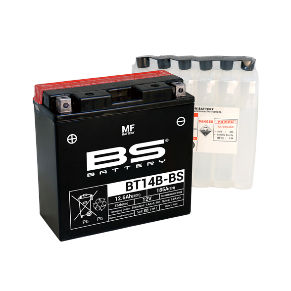 BS-BATTERY YT14B-BS (YT14B-4) - аккумулятор MF