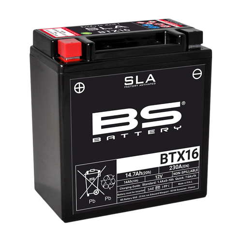 BS-BATTERY YTX16 - аккумулятор SLA