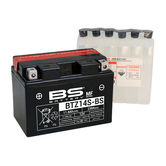 BS-BATTERY YTZ14S-BS - аккумулятор MF