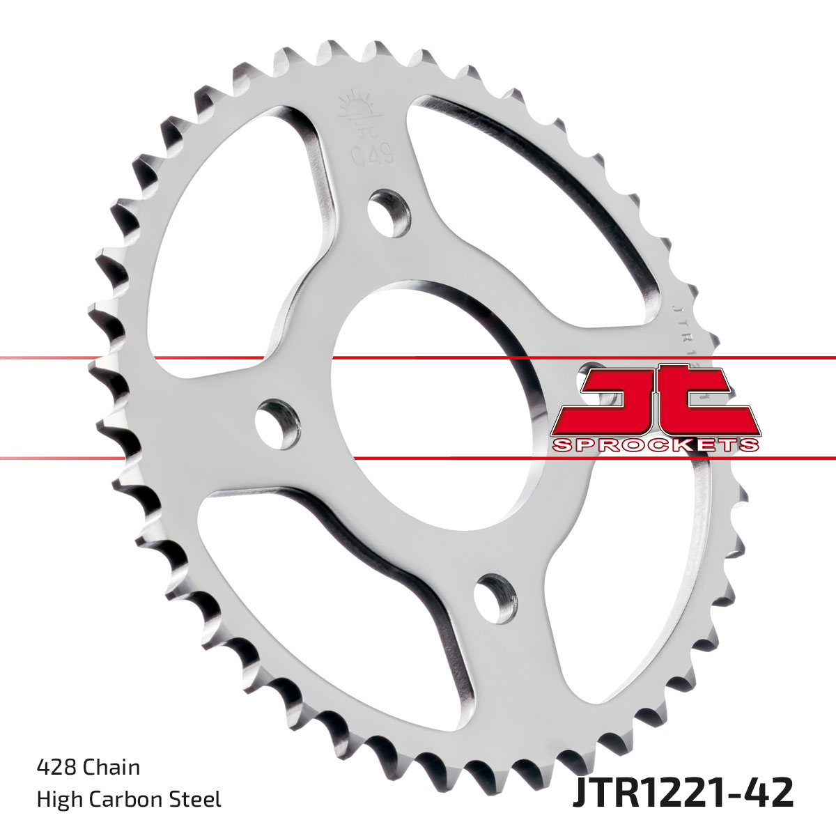 JT SPROCKETS JTR1221.42 - звезда приводная ведомая