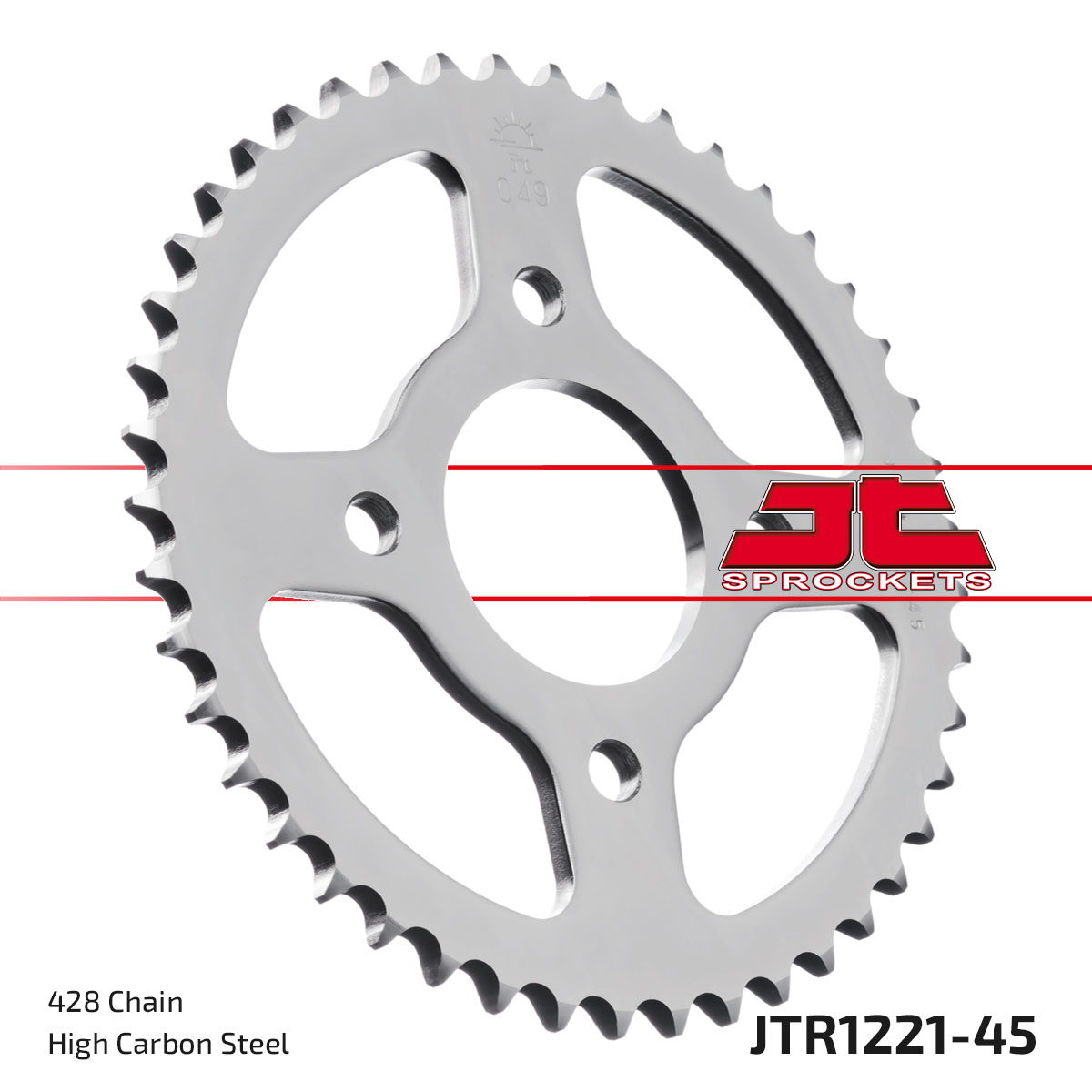 JT SPROCKETS JTR1221.45 - звезда приводная ведомая