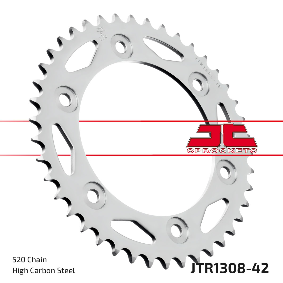JT SPROCKETS JTR1308.42 - звезда приводная ведомая