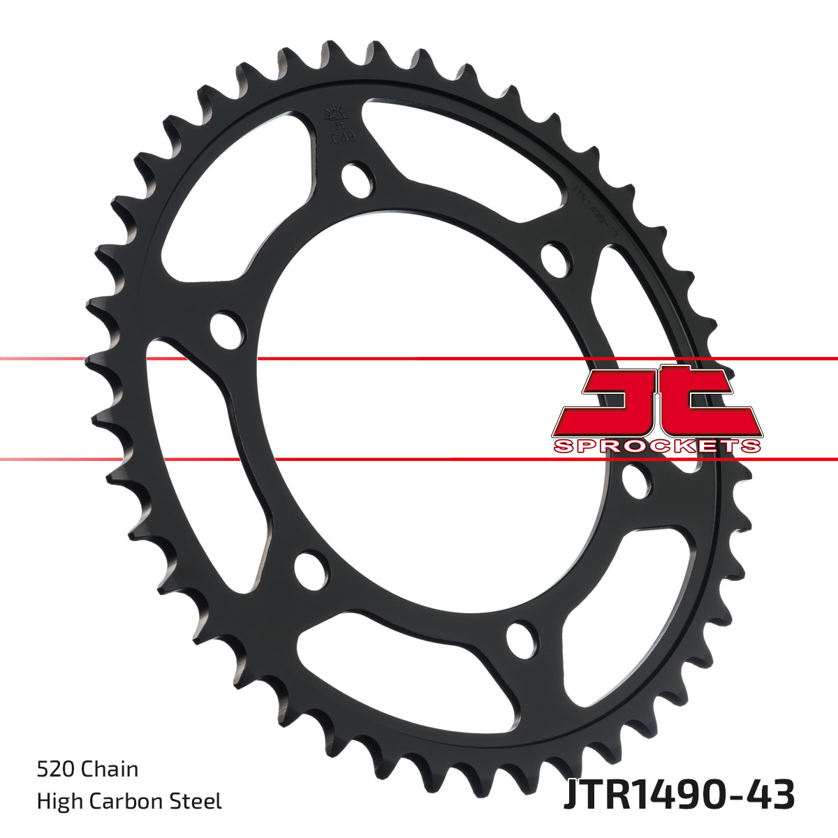 JT SPROCKETS JTR1490.43 - звезда приводная ведомая