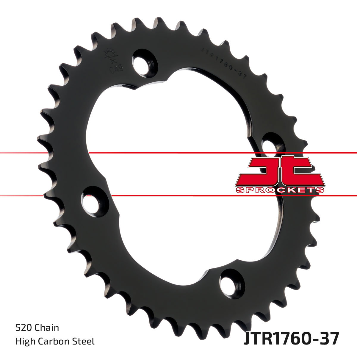 JT SPROCKETS JTR1760.37 - звезда приводная ведомая