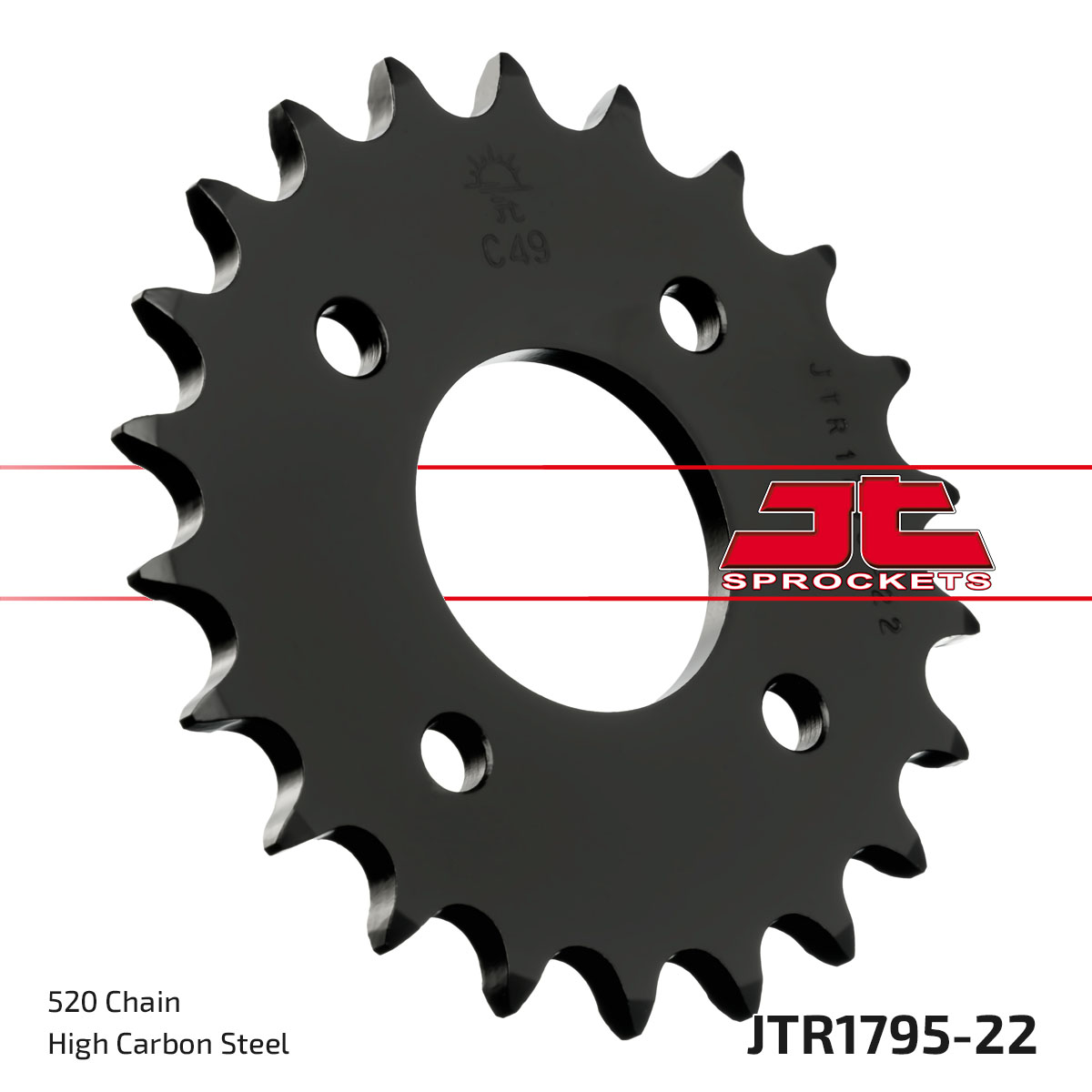 JT SPROCKETS JTR1795.22 - звезда приводная ведомая