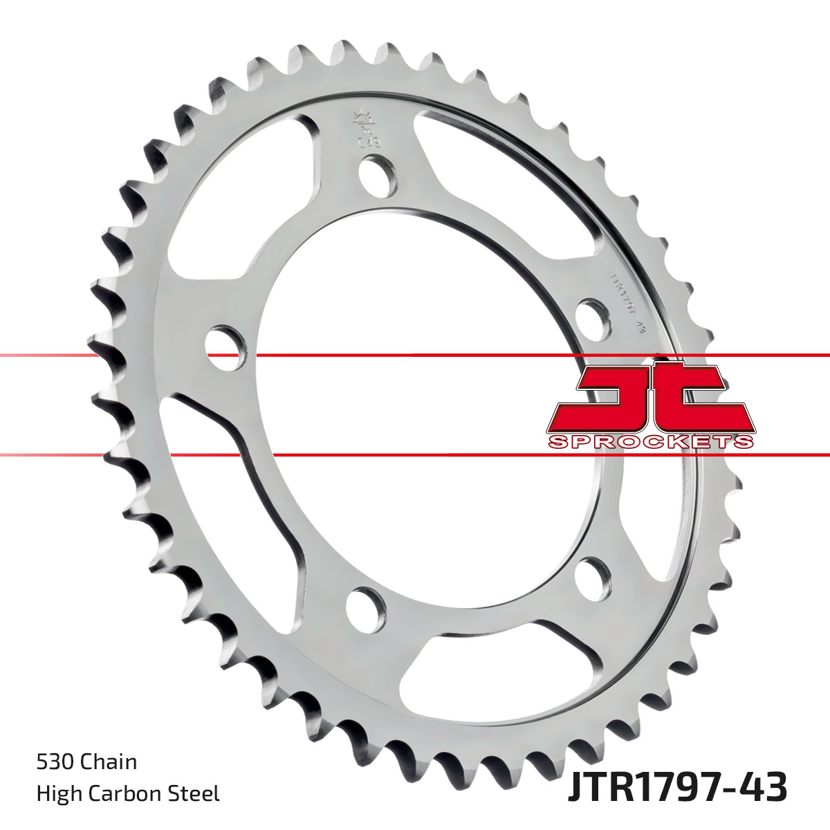 JT SPROCKETS JTR1797.43 - звезда приводная ведомая