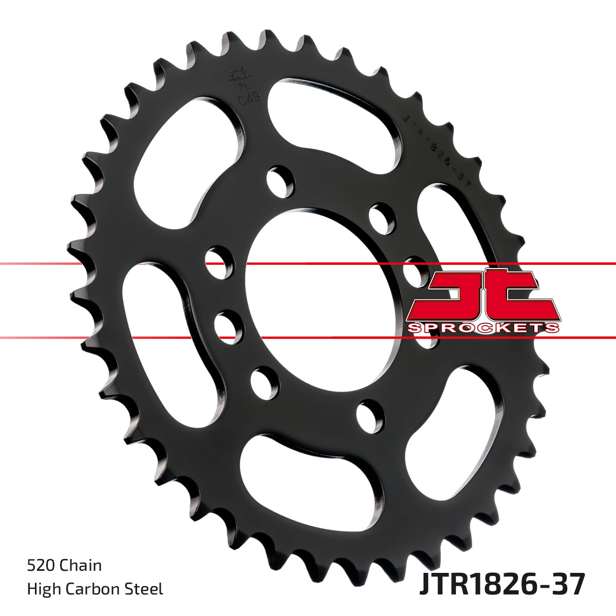 JT SPROCKETS JTR1826.37 - звезда приводная ведомая