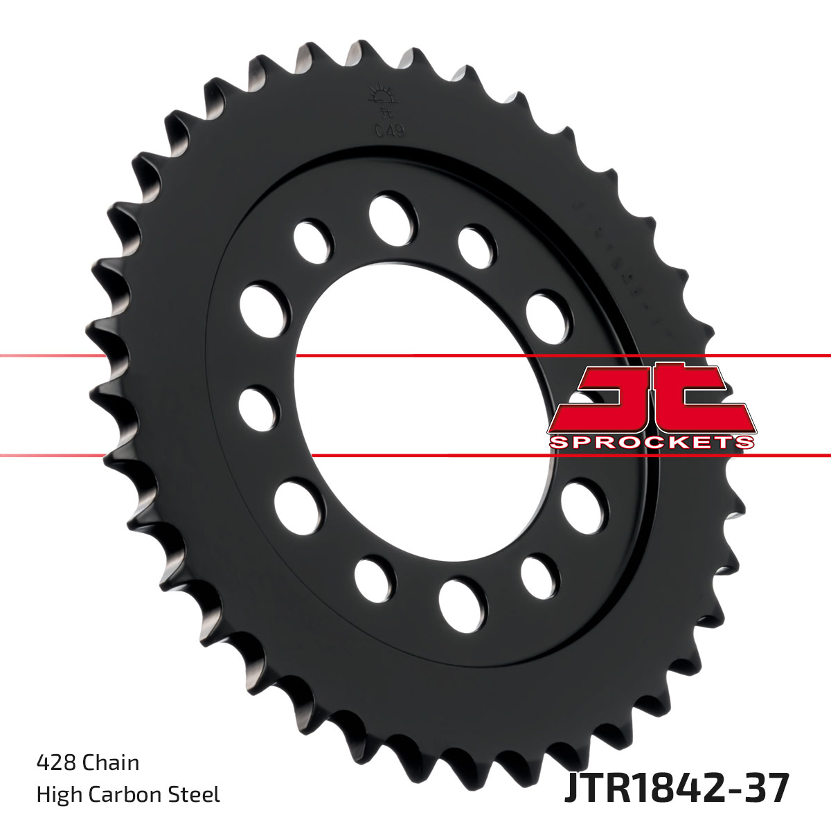 JT SPROCKETS JTR1842.37 - звезда приводная ведомая