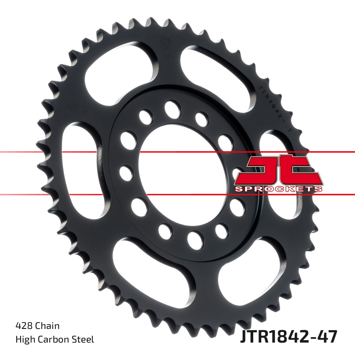 JT SPROCKETS JTR1842.47 - звезда приводная ведомая