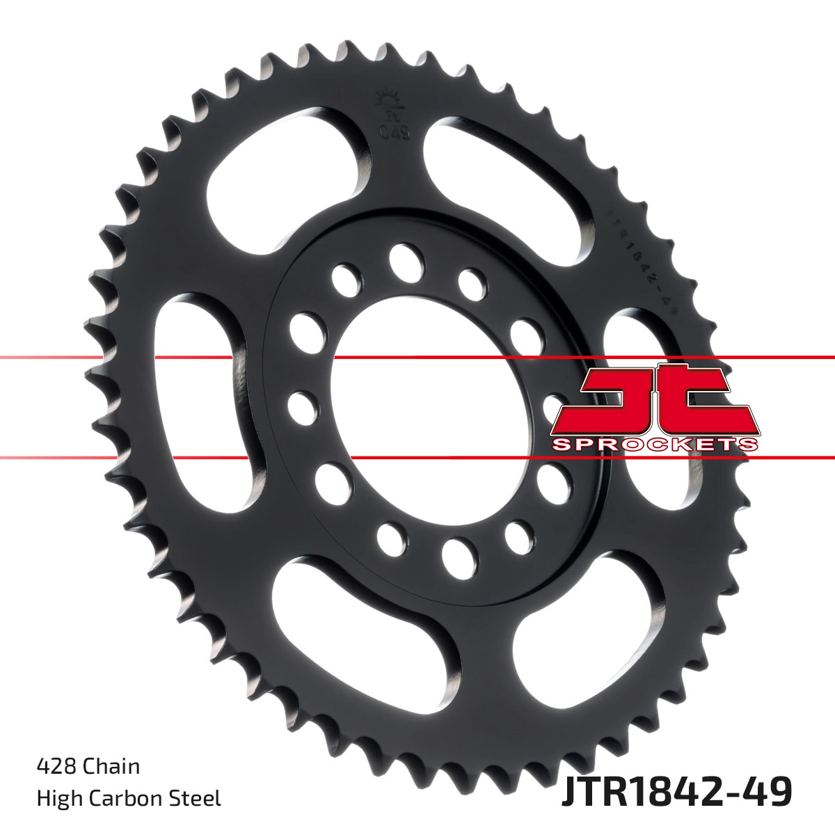 JT SPROCKETS JTR1842.49 - звезд приводная ведомая