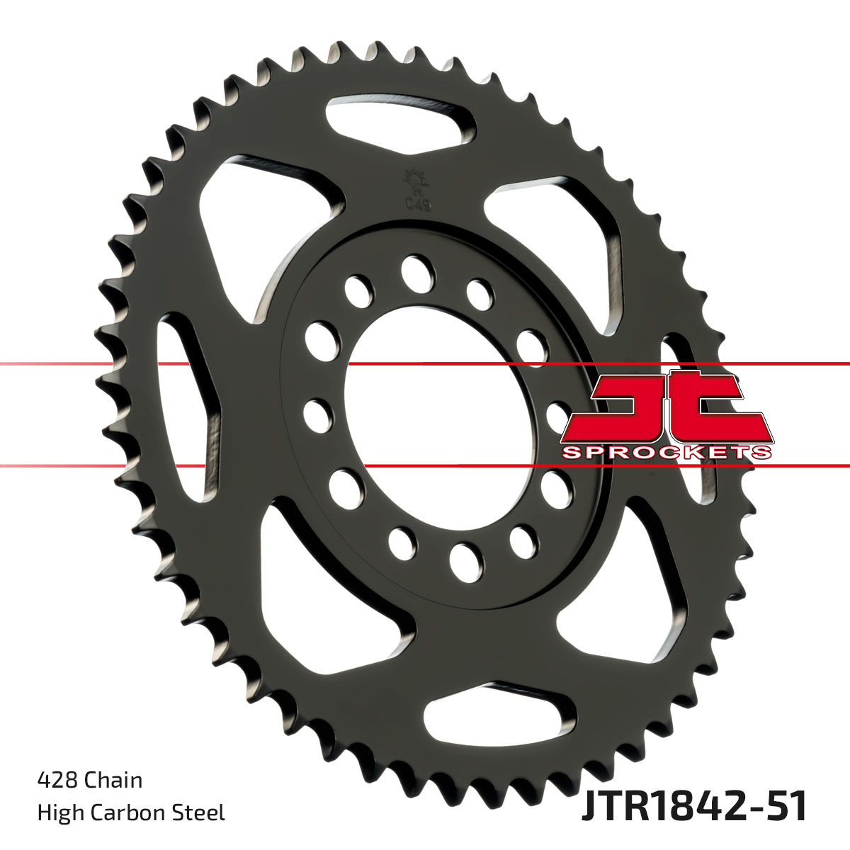 JT SPROCKETS JTR1842.51 - звезда приводная ведомая