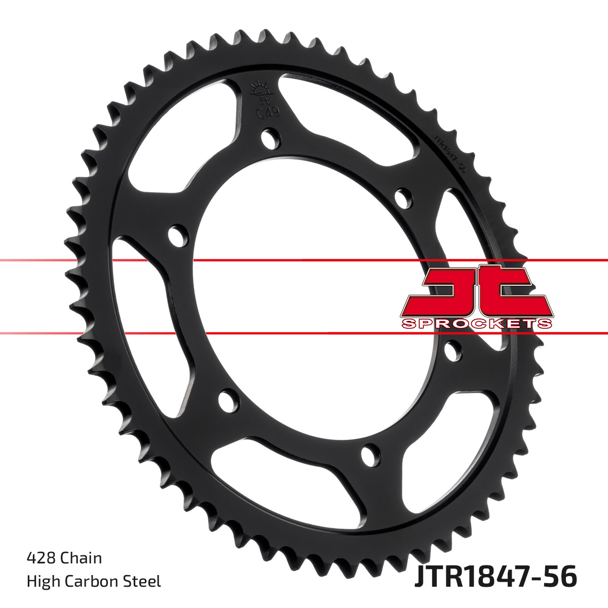 JT SPROCKETS JTR1847.56 - звезда приводная ведомая