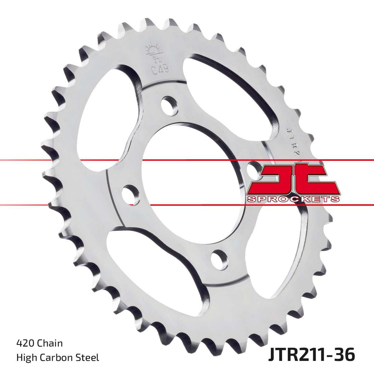 JT SPROCKETS JTR211.36 - звезда приводная ведомая