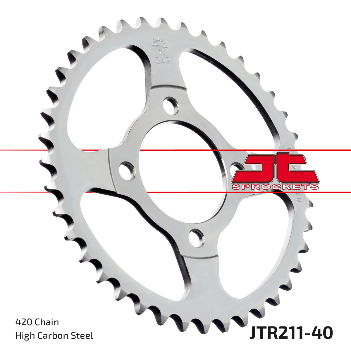 JT SPROCKETS JTR211.40 - звезда приводная ведомая