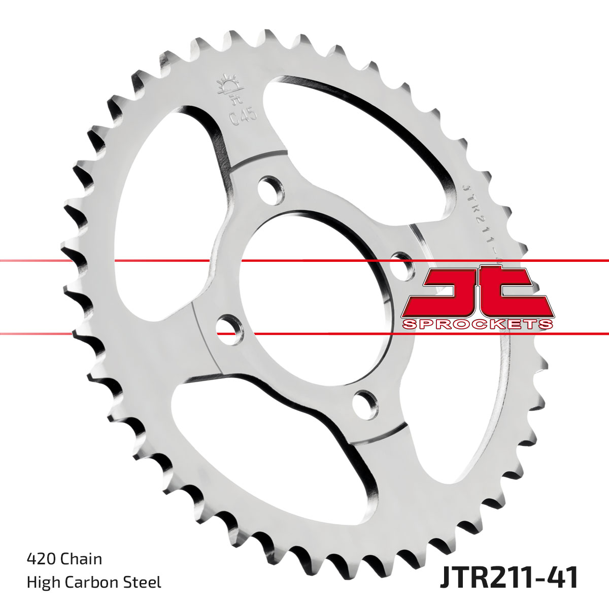 JT SPROCKETS JTR211.41 - звезда приводная ведомая