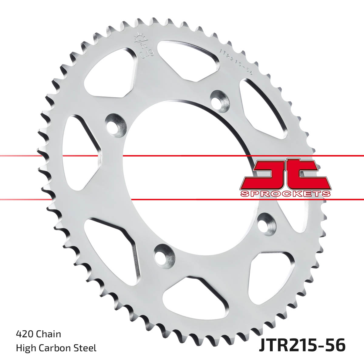 JT SPROCKETS JTR215.56 - звезда приводная ведомая