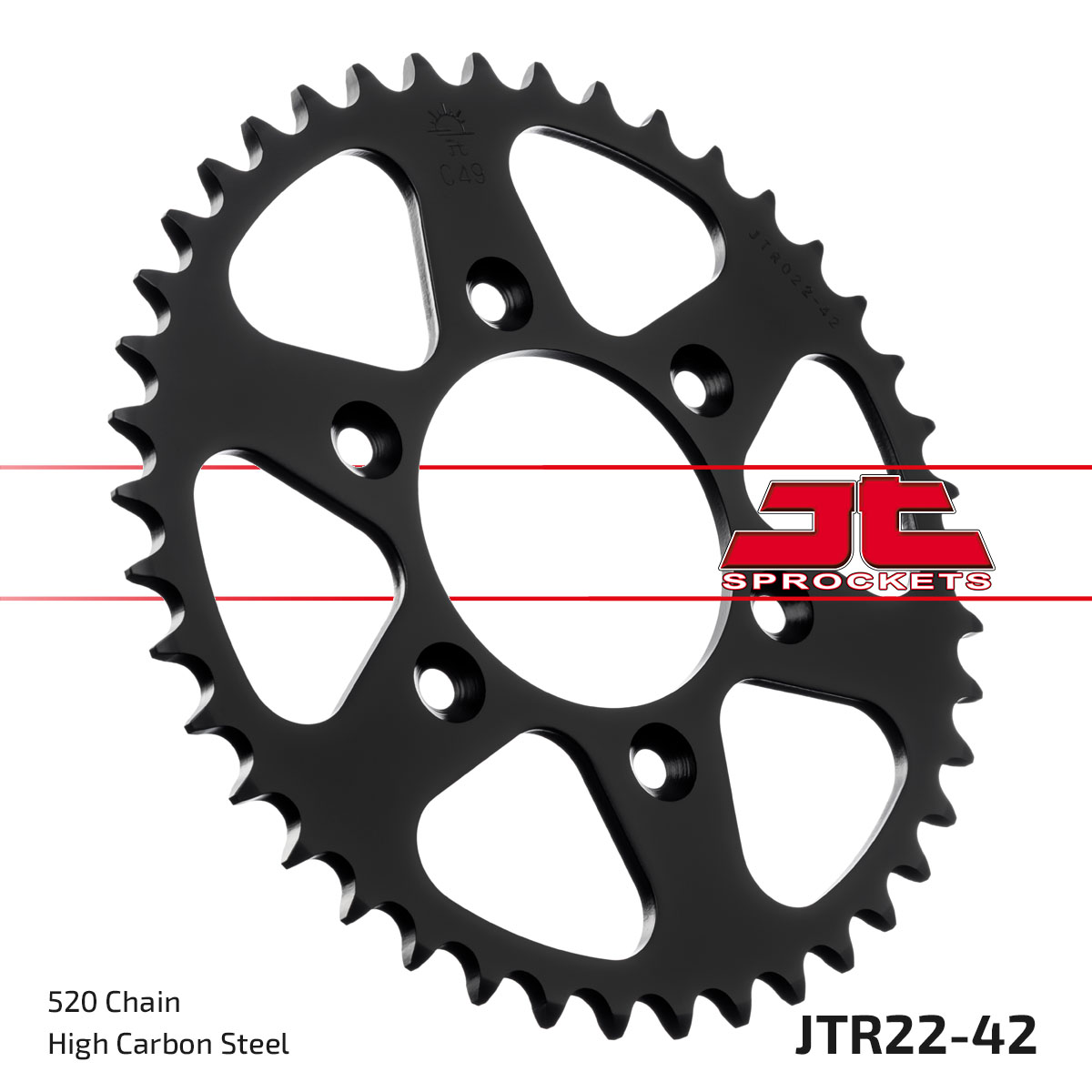 JT SPROCKETS JTR22.42 - звезда приводная ведомая