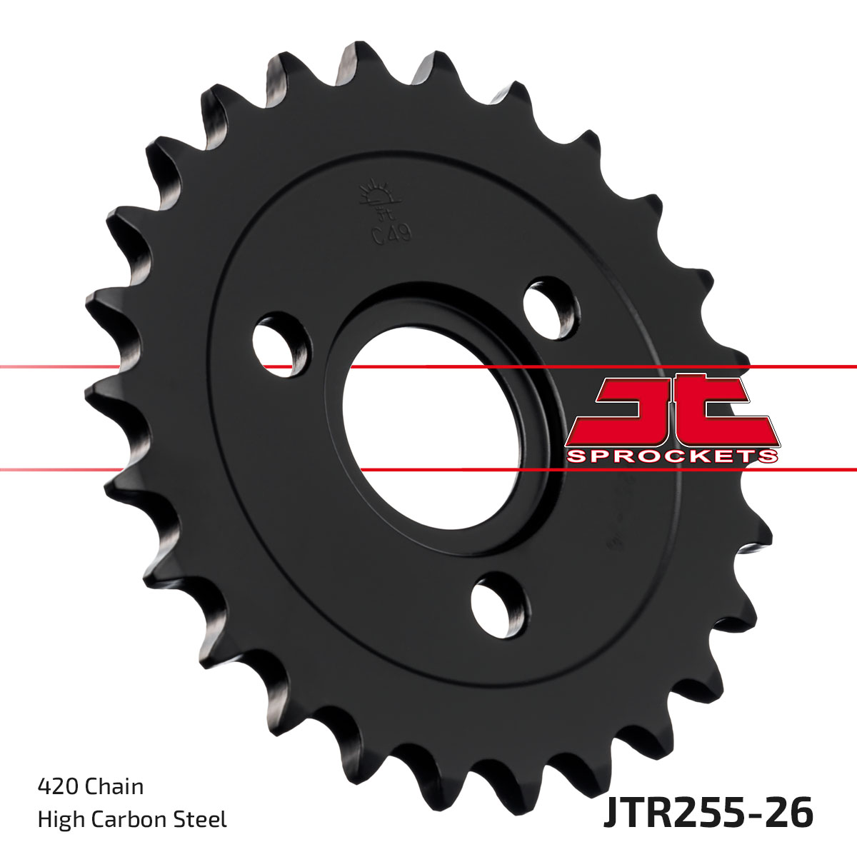 JT SPROCKETS JTR255.26 - звезда приводная ведомая