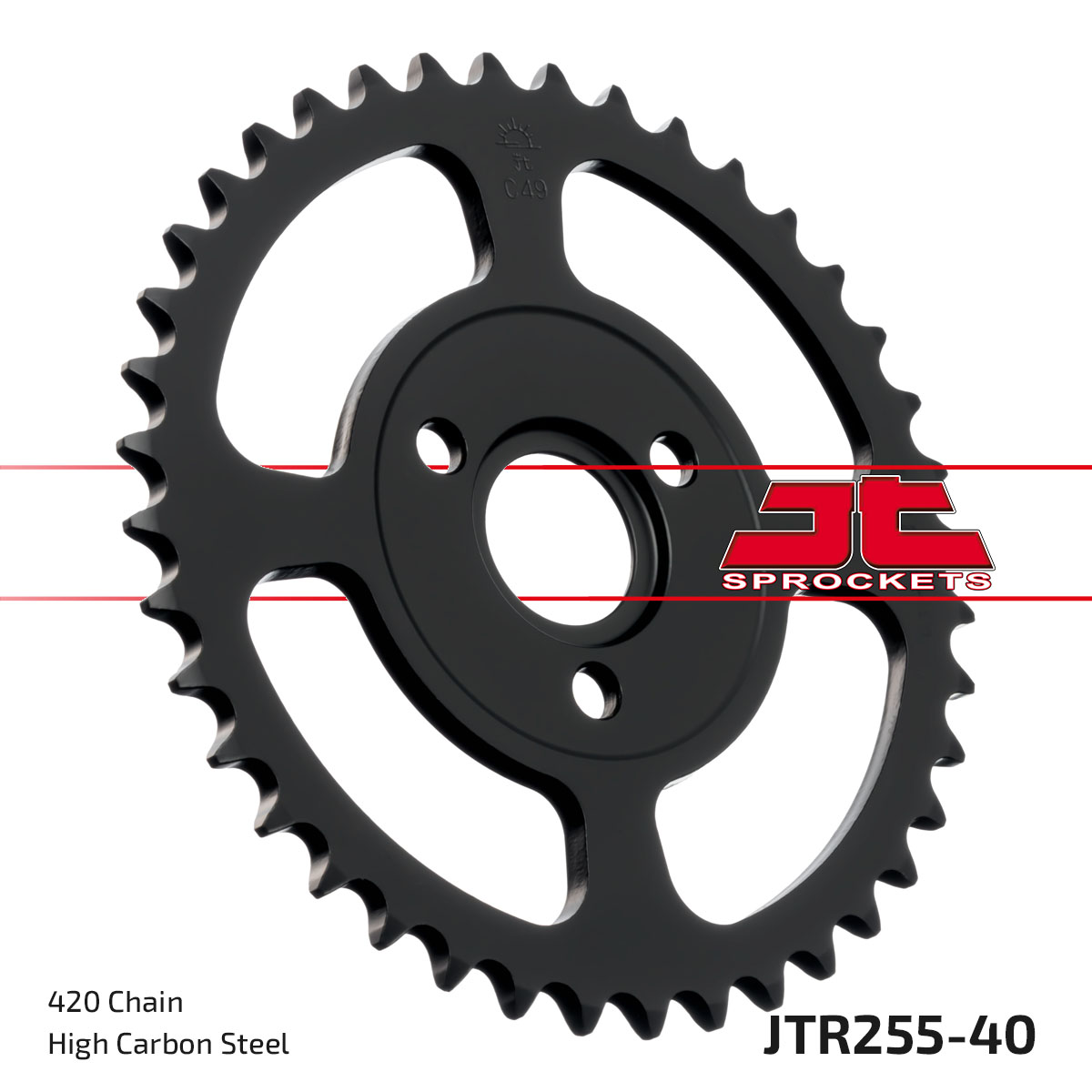 JT SPROCKETS JTR255.40 - звезда приводная ведомая