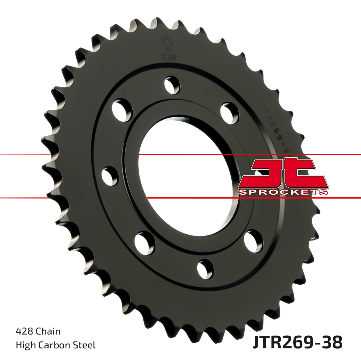 JT SPROCKETS JTR269.38 - звезда приводная ведомая