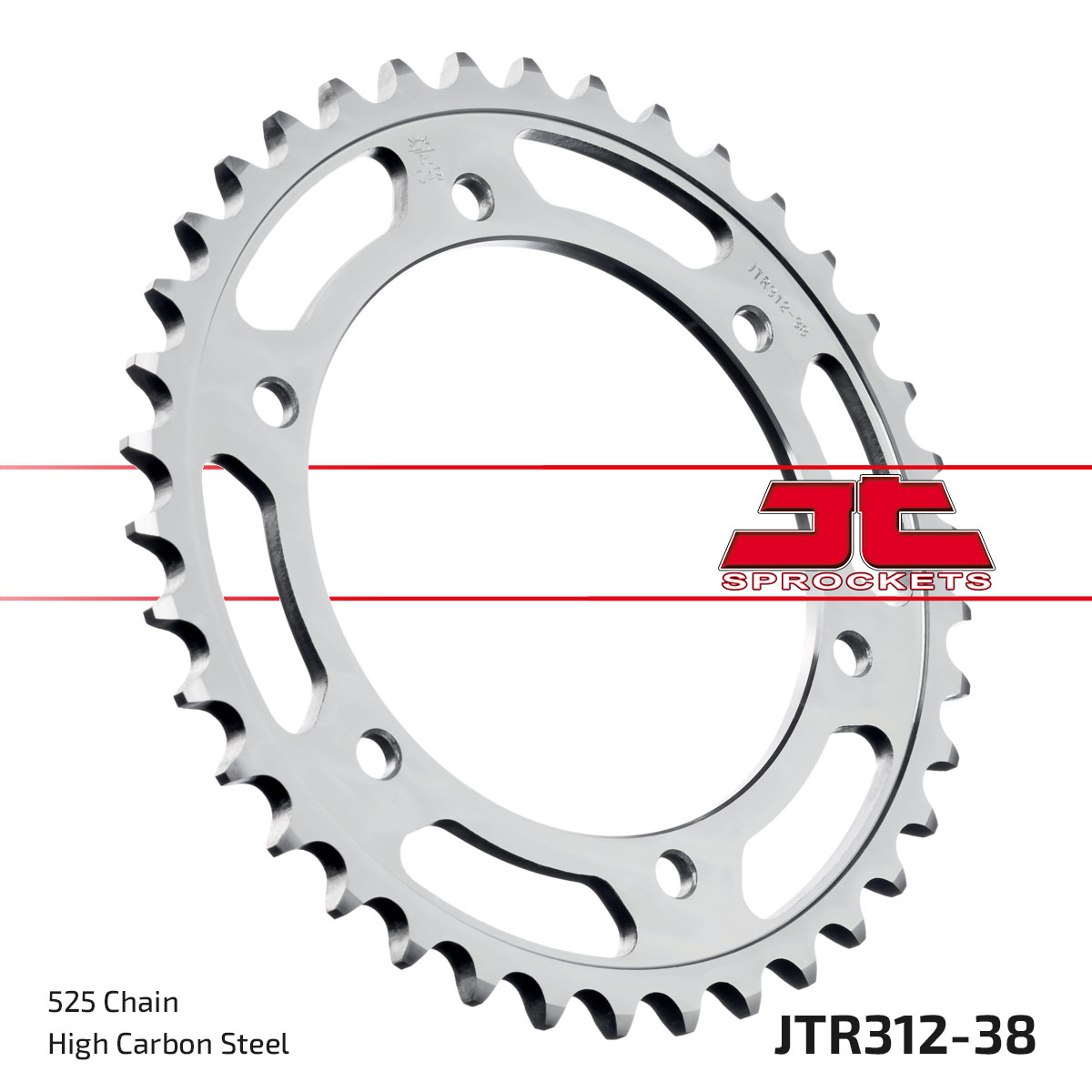 JT SPROCKETS JTR312.38 - звезда приводная ведомая