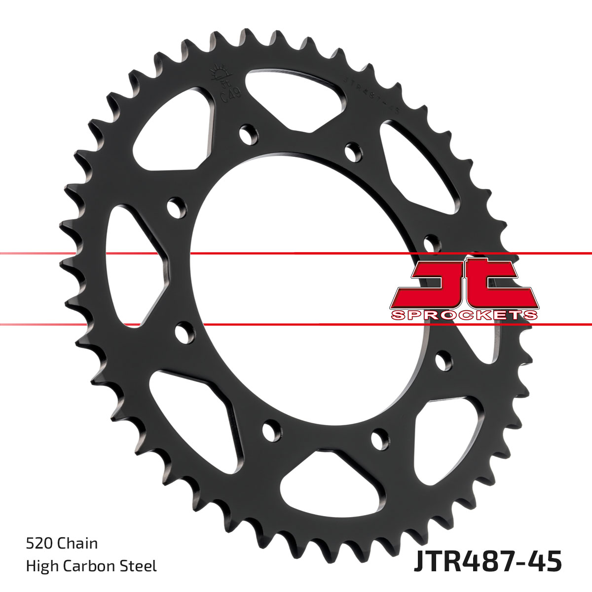 JT SPROCKETS JTR487.45 - звезда приводная ведомая