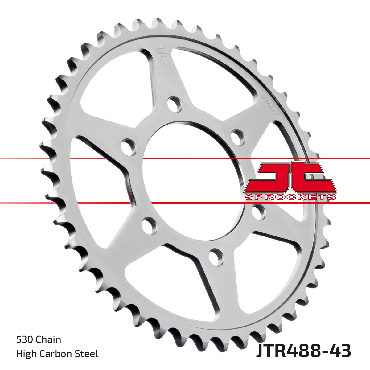 JT SPROCKETS JTR488.43 - звезда приводная ведомая