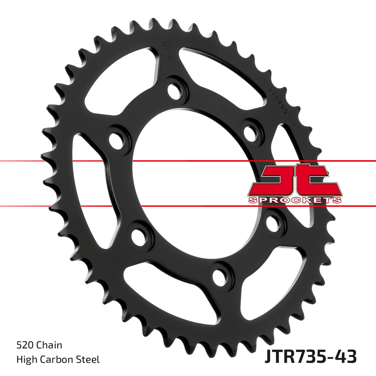 JT SPROCKETS JTR735.43 - звезда приводная ведомая