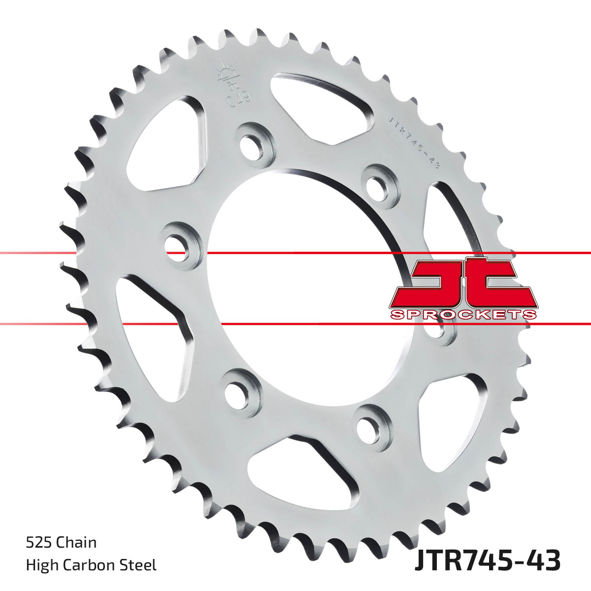 JT SPROCKETS JTR745.43 - звезда приводная ведомая