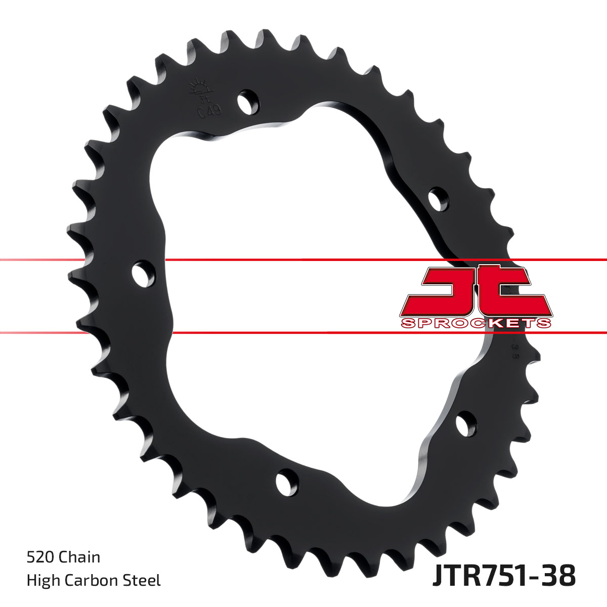 JT SPROCKETS JTR751.38 - звезда приводная ведомая