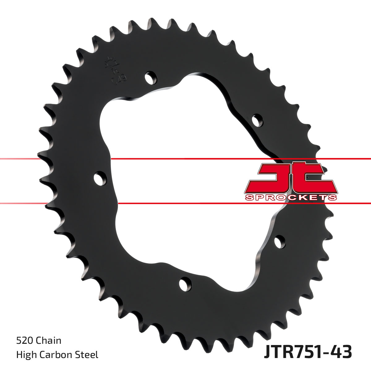 JT SPROCKETS JTR751.43 - звезда приводная ведомая