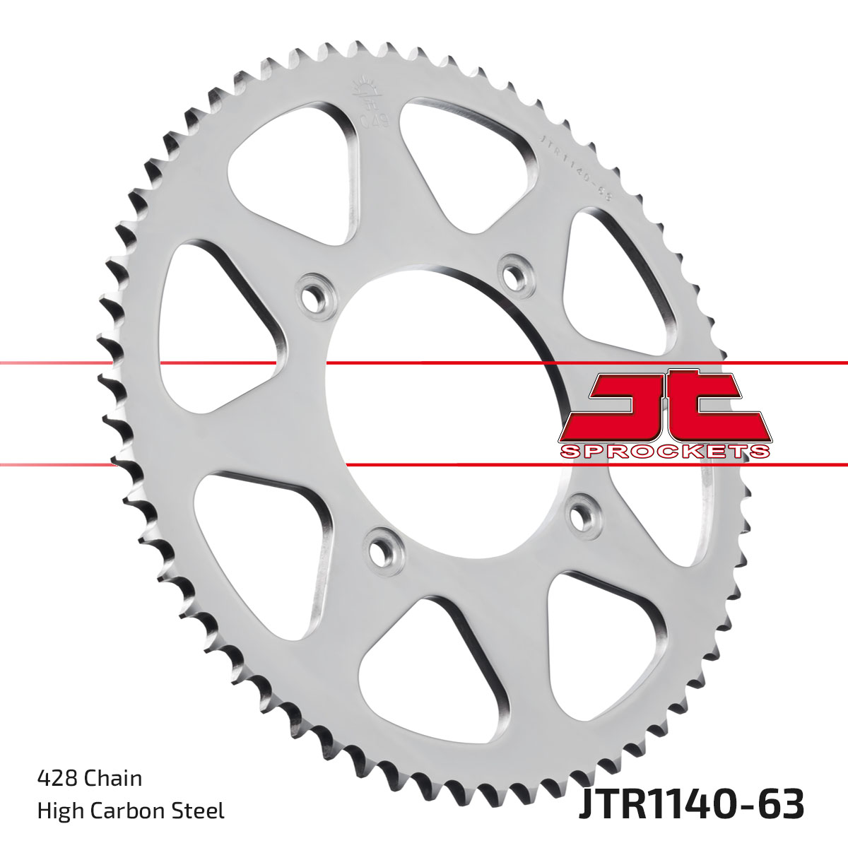 JT SPROCKETS JTR1140.63 - звезда приводная ведомая