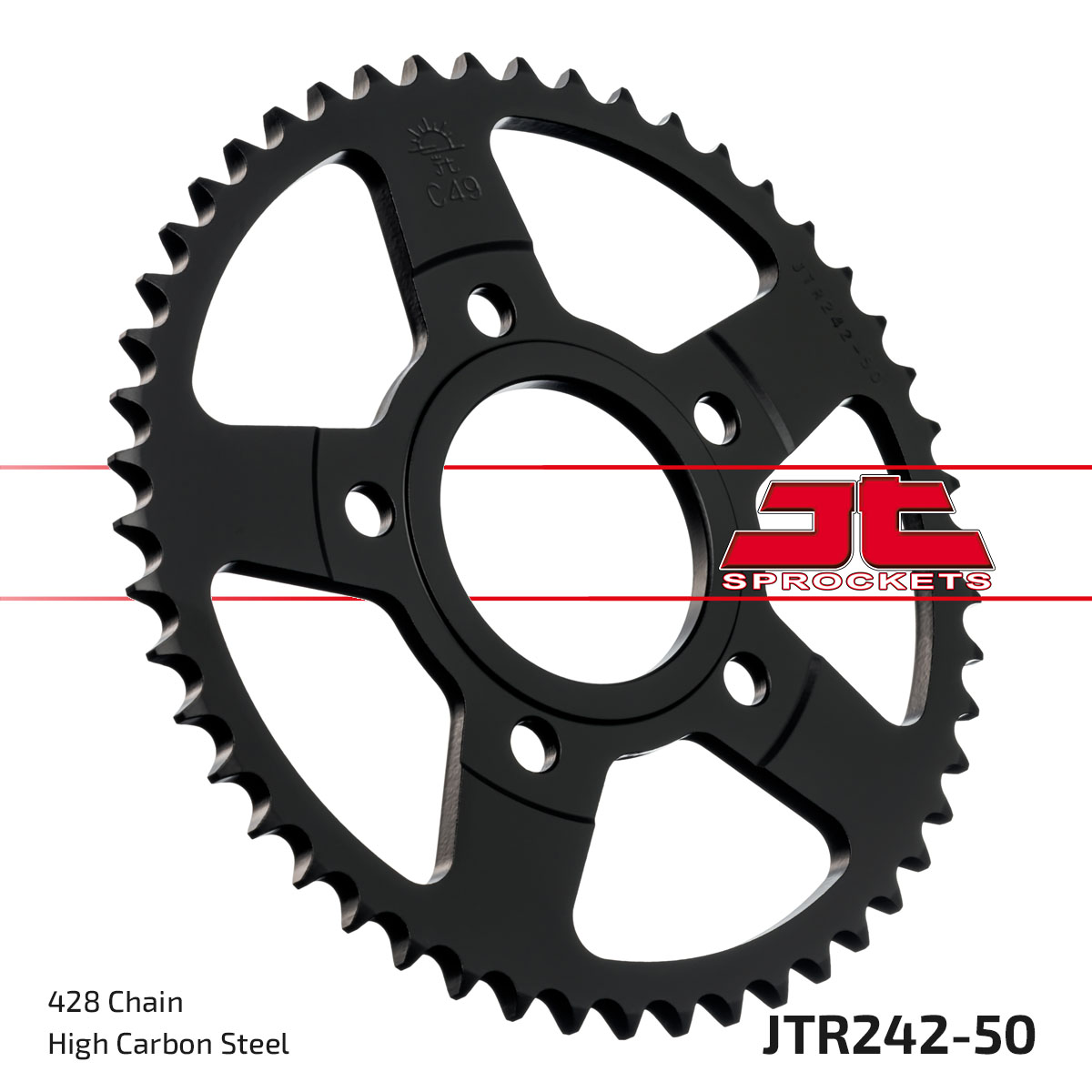 JT SPROCKETS JTR242.50 - звезда приводная ведомая