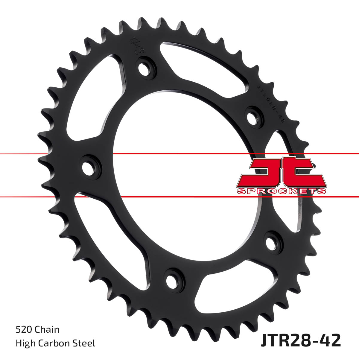 JT SPROCKETS JTR28.42 - звезда приводная ведомая