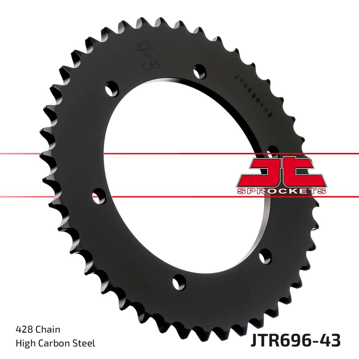 JT SPROCKETS JTR696.43 - звезда приводная ведомая