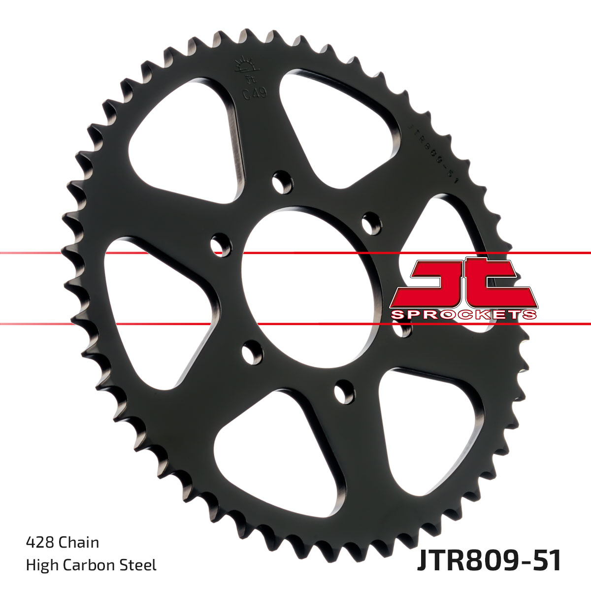 JT SPROCKETS JTR809.51 - звезда приводная ведомая