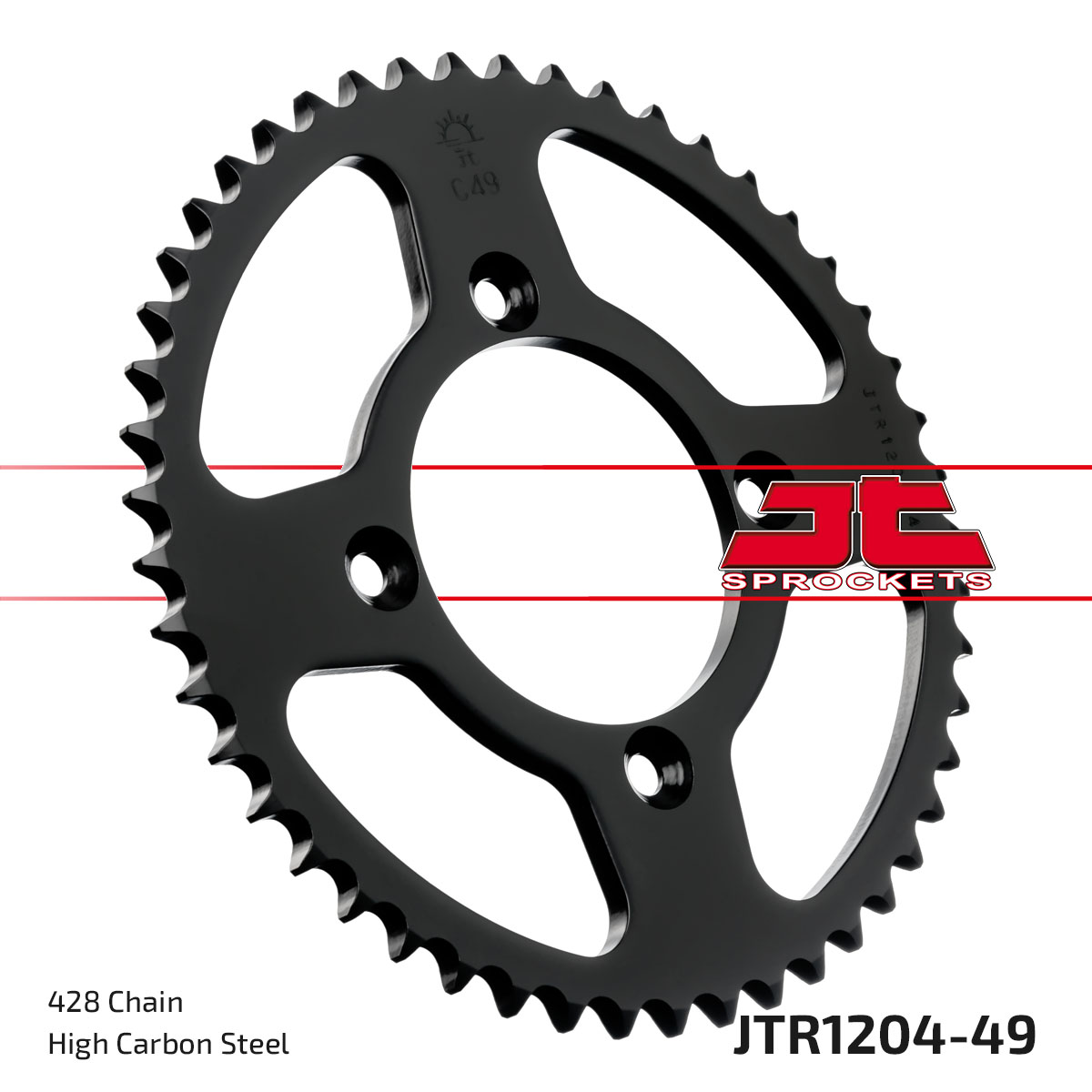 JT SPROCKETS JTR1204.49 - звезда приводная ведомая