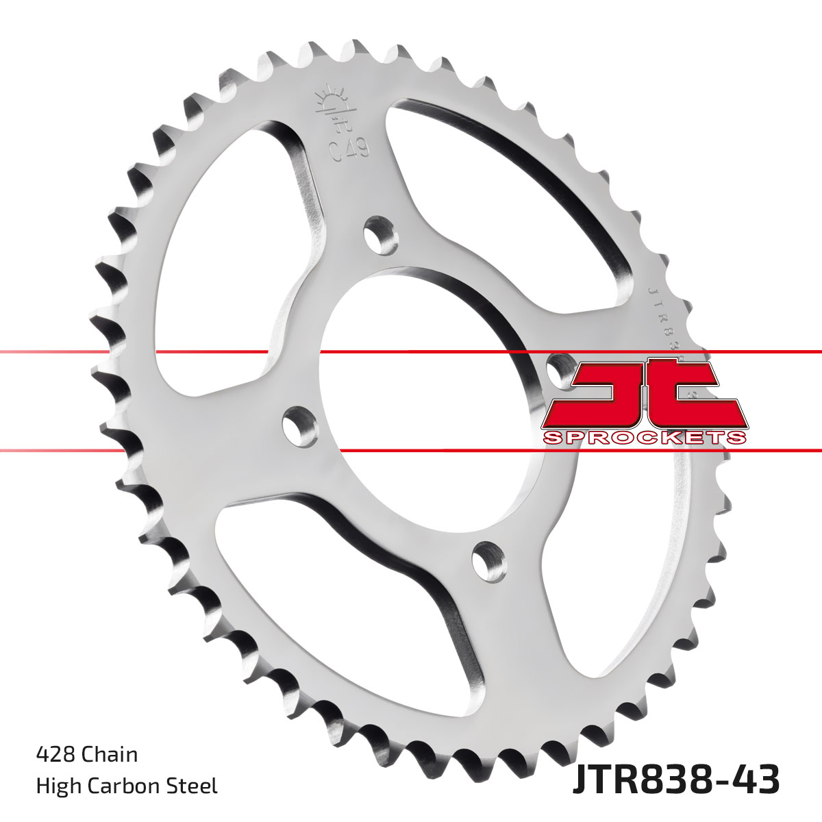 JT SPROCKETS JTR838.43 - звезда приводная ведомая