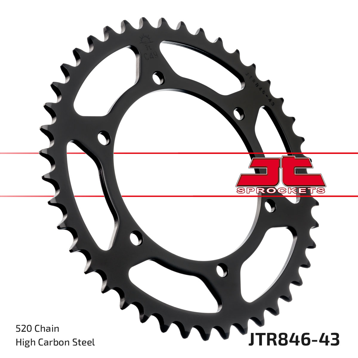 JT SPROCKETS JTR846.43 - звезда приводная ведомая