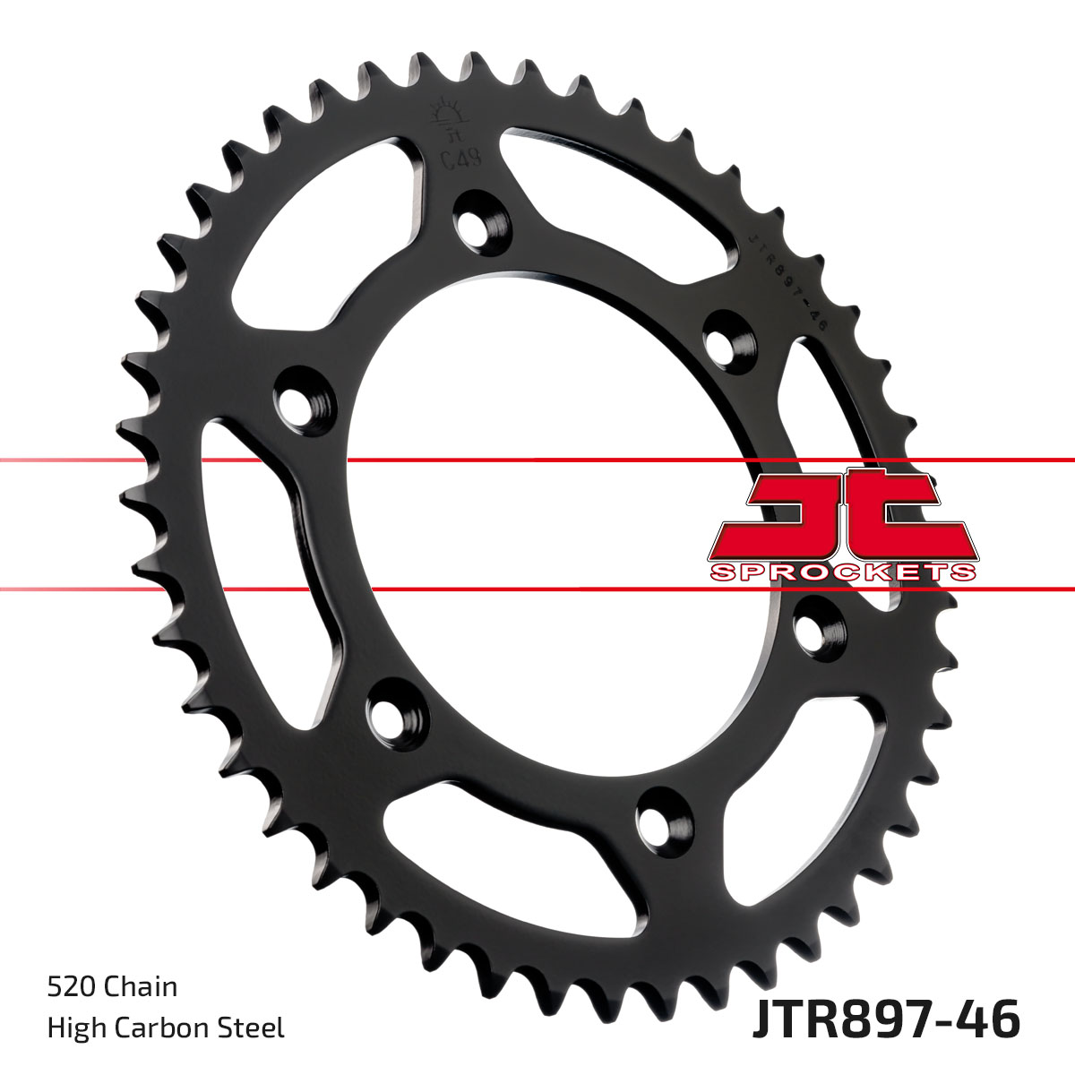 JT SPROCKETS JTR897.46 - звезда приводная ведомая