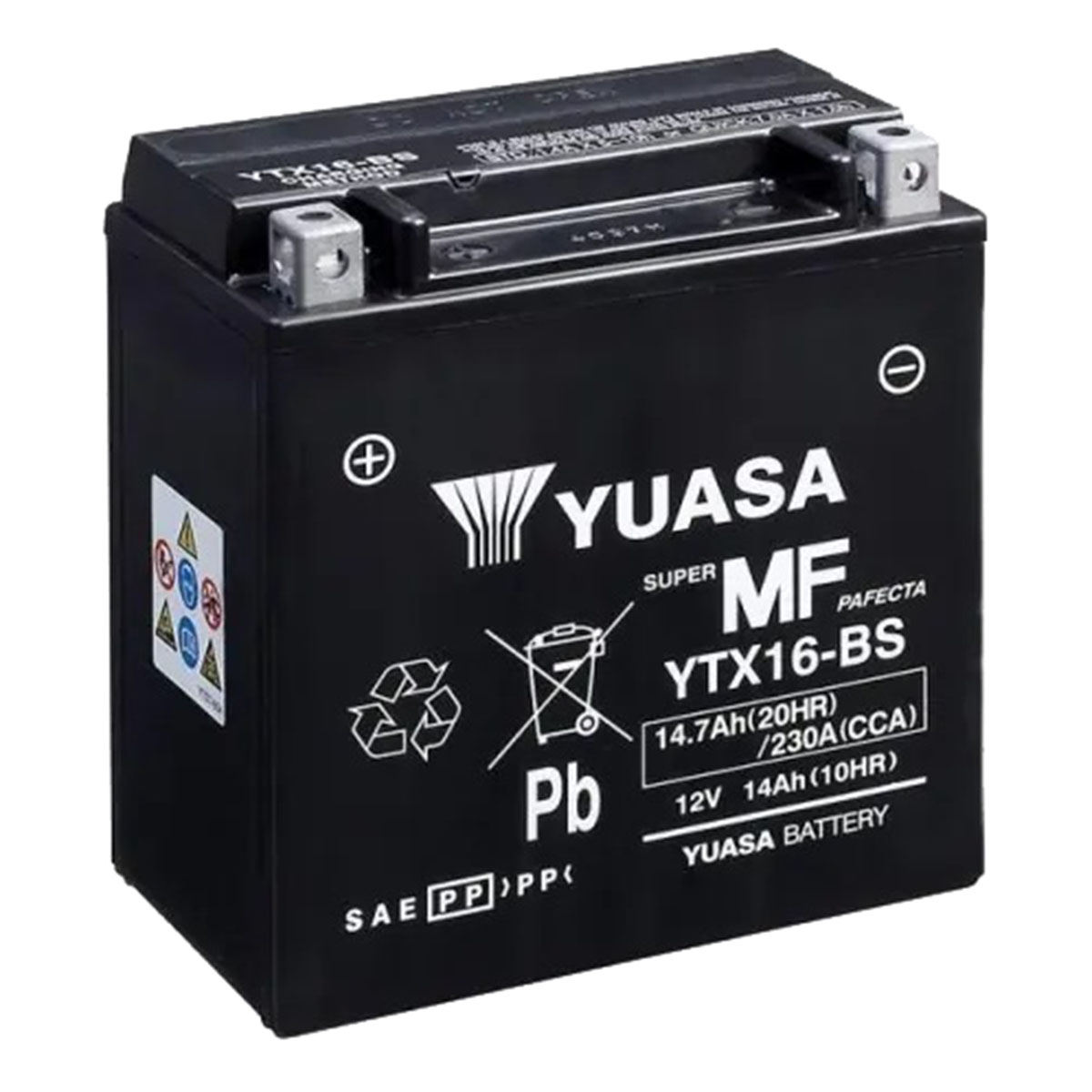 YUASA YTX16-BS - аккумулятор MF