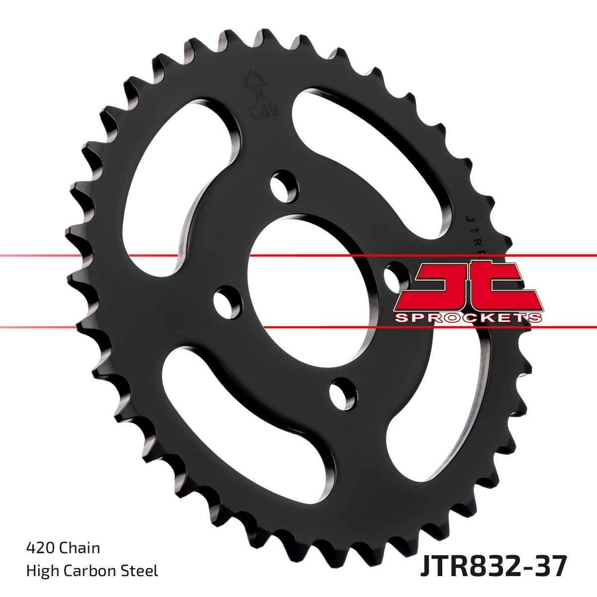 JT SPROCKETS JTR832.37 - звезда приводная ведомая