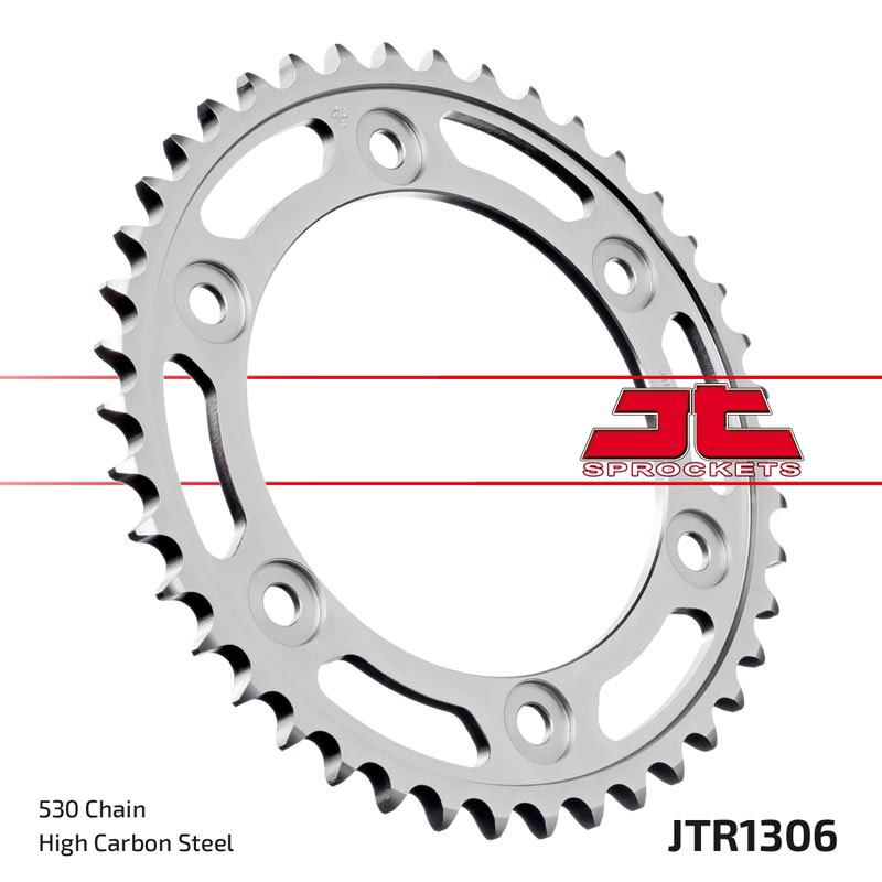 JT SPROCKETS JTR1306.43ZBK - звезда приводная ведомая (черная)