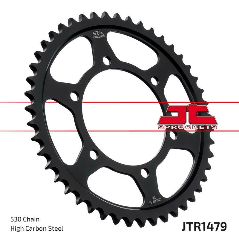 JT SPROCKETS JTR1479.47ZBK - звезда приводная ведомая (черная)