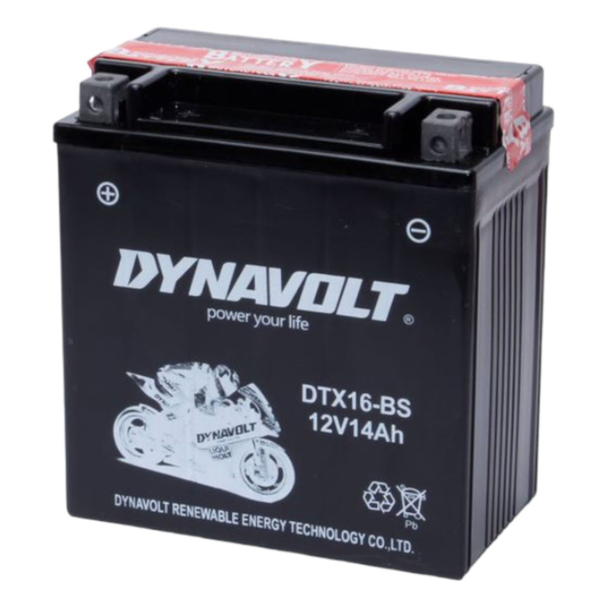DYNAVOLT DTX16-BS (YTX16-BS) - аккумулятор AGM
