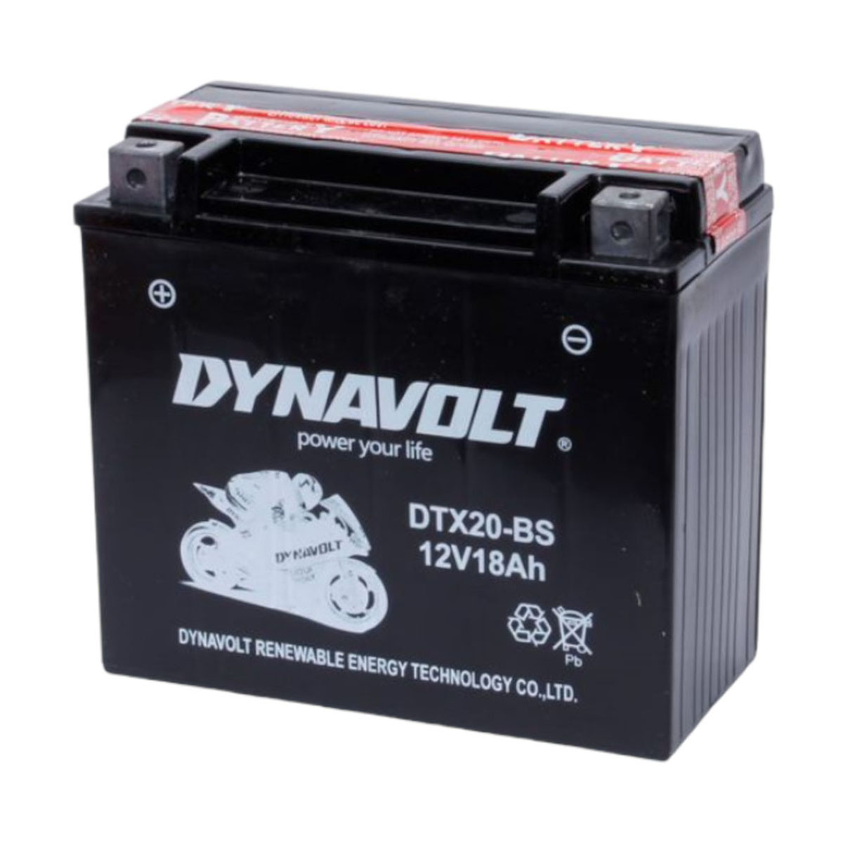 DYNAVOLT DTX20-BS (YTX20-BS) - аккумулятор AGM